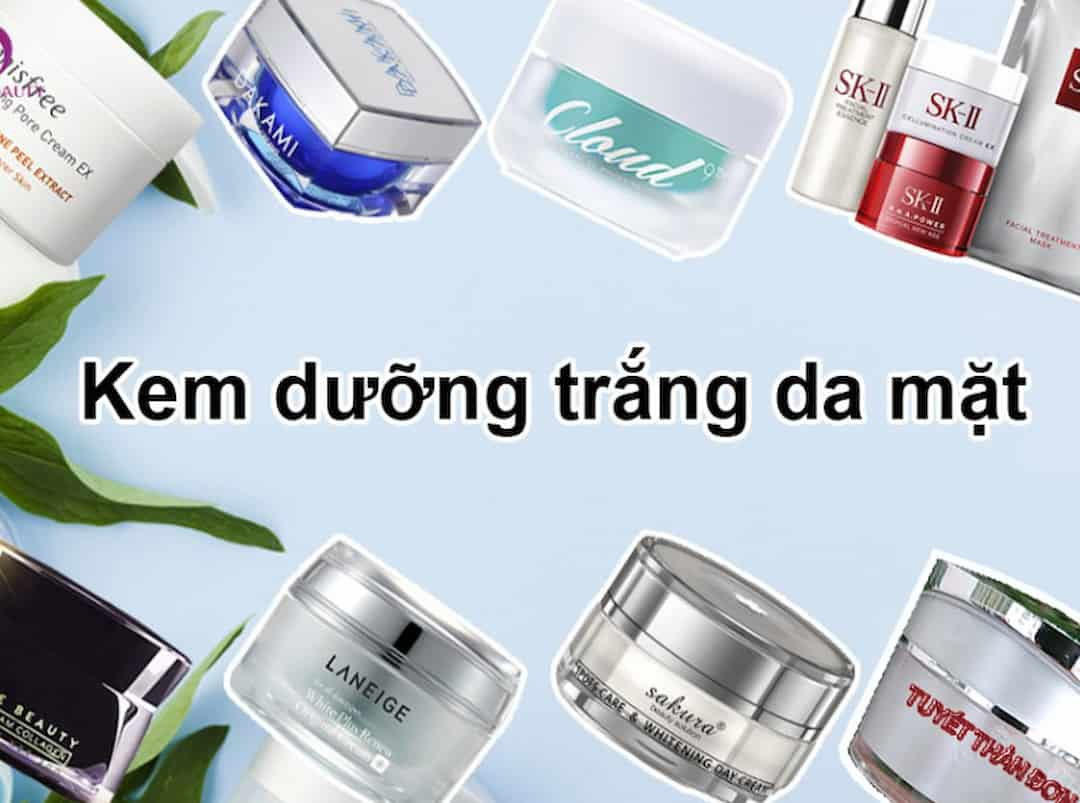 Kem dưỡng trắng da là một sản phẩm không thể thiếu trong làm đẹp