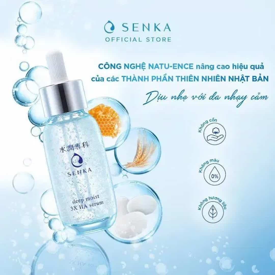 Tinh chất Senka Deep Moist 3X HA Serum