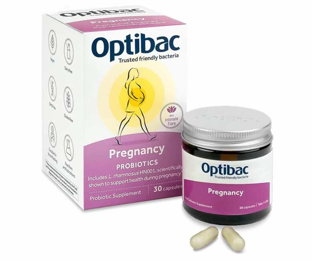 Optibac For Pregnancy – Men tiêu hóa điều trị táo bón cho bà bầu