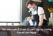 Tìm Việc Làm Ở Quận 12 Làm Tạp Vụ Với Thu Nhập Hấp Dẫn Công việc tạp vụ tại quận 12 đang có nhu cầu tuyển dụng cao